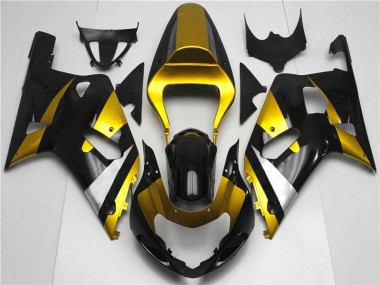 Oro Nero Carene Suzuki GSXR 600 / 750 K1 K2 K3 2001-2003