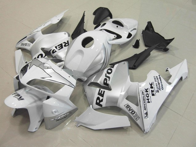 Repsol Bianco Argento Carene Honda CBR 600 RR 2005-2006 Repsol Bianco Argento Carene Honda CBR 600 RR 2005-2006