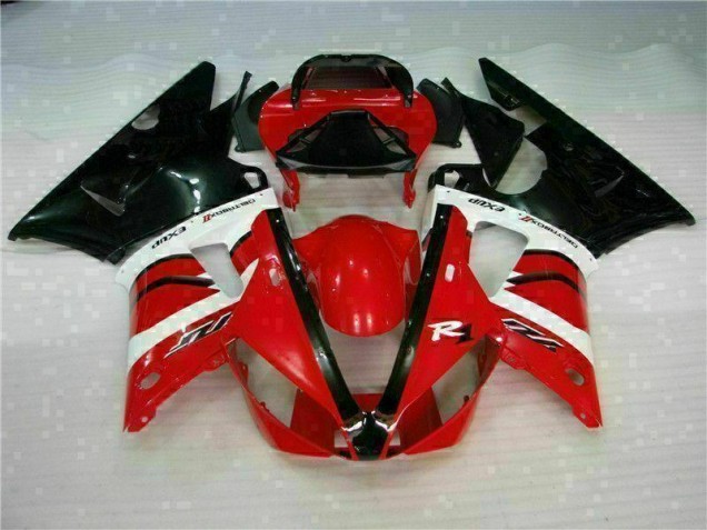 Rosso ABS Plastica & Carena Yamaha R1 2000-2001 Rosso ABS Plastica & Carena Yamaha R1 2000-2001