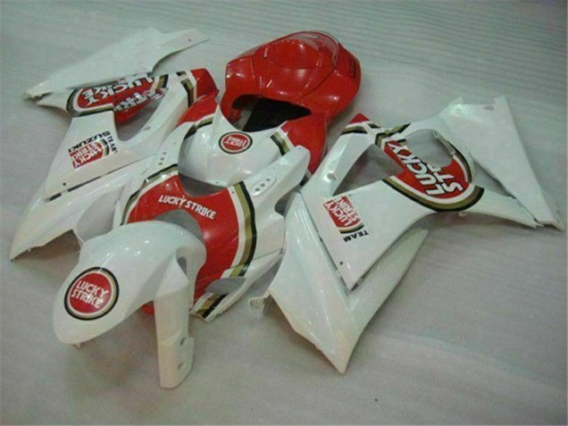 Rosso Bianco ABS Plastica & Carena Suzuki GSXR 1000 K7 2007-2008 Rosso Bianco ABS Plastica & Carena Suzuki GSXR 1000 K7 2007-2008