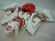 Rosso Bianco ABS Plastica & Carena Suzuki GSXR 1000 K7 2007-2008 Rosso Bianco ABS Plastica & Carena Suzuki GSXR 1000 K7 2007-2008