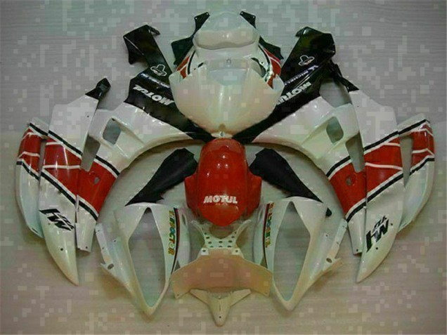 Rosso Bianco ABS Plastica & Carenatura Yamaha R6 2006-2007 Rosso Bianco ABS Plastica & Carenatura Yamaha R6 2006-2007