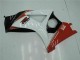 Rosso Bianco ABS Plastica & Carene Suzuki GSXR 1000 K7 2007-2008 Rosso Bianco ABS Plastica & Carene Suzuki GSXR 1000 K7 2007-2008