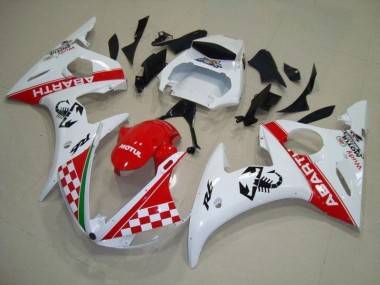 Rosso Bianco ABS Plastica Yamaha R6 2003-2005