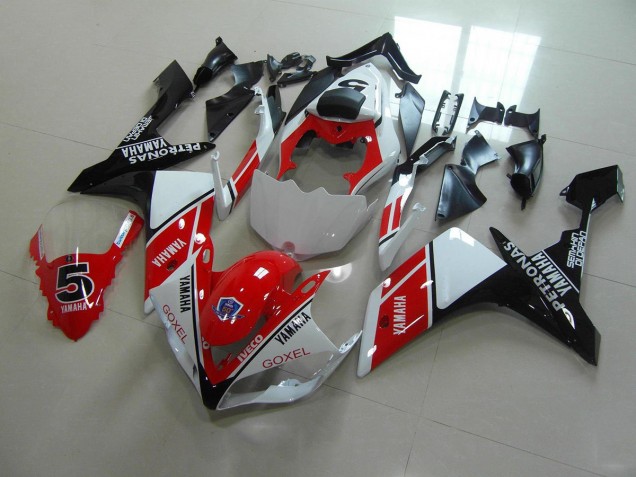 Rosso Bianco Adesivos Carene Yamaha R1 2007-2008 Rosso Bianco Adesivos Carene Yamaha R1 2007-2008
