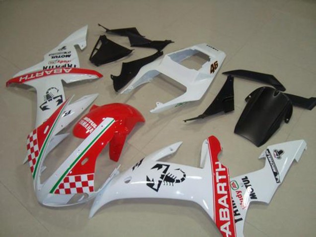 Rosso Bianco Bandiera Carene Yamaha R1 2002-2003 Rosso Bianco Bandiera Carene Yamaha R1 2002-2003