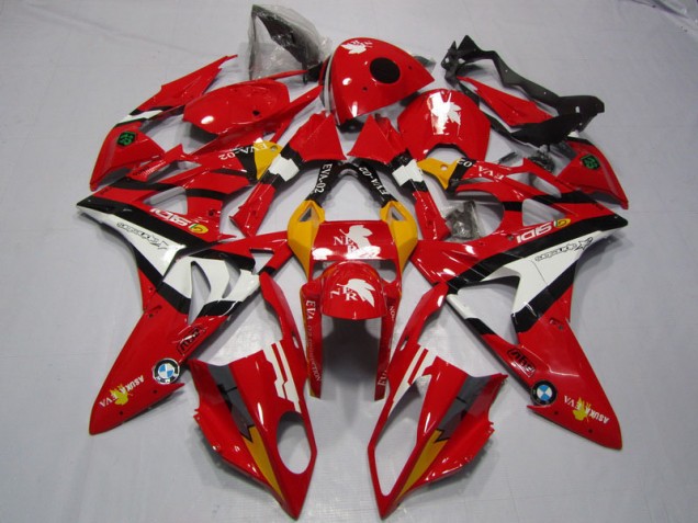 Rosso Bianco Carene BMW S1000RR 2009-2014 Rosso Bianco Carene BMW S1000RR 2009-2014
