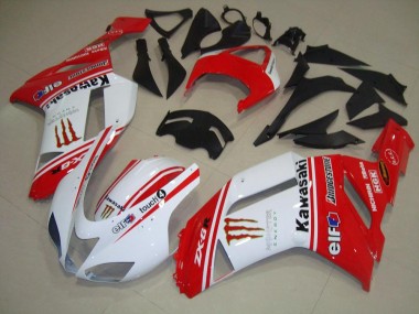 Rosso & Bianco Carene Kawasaki ZX6R 2007-2008