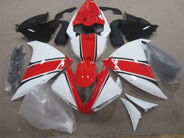 Rosso Bianco Carene Yamaha R1 2012-2014