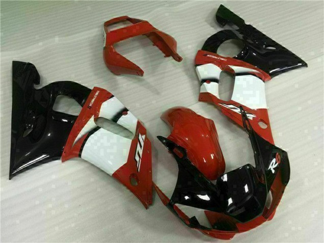 Rosso Bianco Carene Yamaha R6 1998-2002 Rosso Bianco Carene Yamaha R6 1998-2002