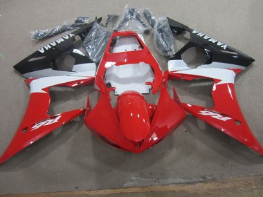 Rosso Bianco Decal Carene Yamaha R6 2003-2005