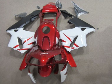 Rosso Bianco Kit Carene Completa Honda CBR 600 RR 2005-2006