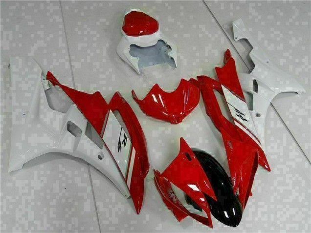 Rosso Bianco Kit Carene Yamaha R6 2006-2007 Rosso Bianco Kit Carene Yamaha R6 2006-2007