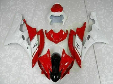 Rosso Bianco Kit Carene Yamaha R6 2006-2007
