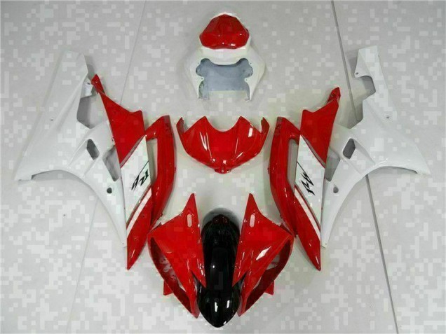 Rosso Bianco Kit Carene Yamaha R6 2006-2007 Rosso Bianco Kit Carene Yamaha R6 2006-2007