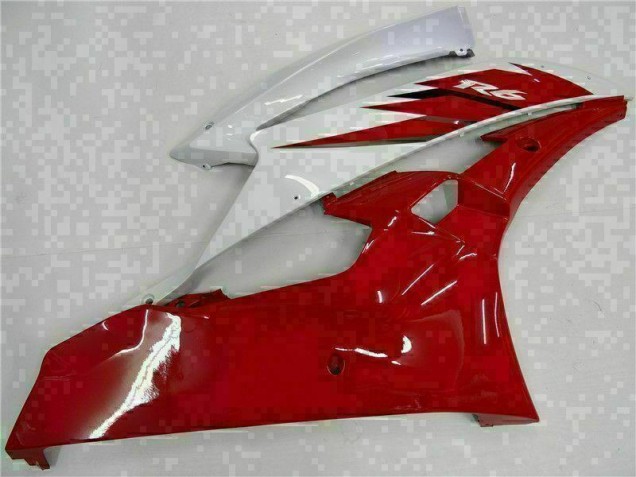 Rosso Bianco Kit Completo Carenatura ABS Yamaha R6 2006-2007 Rosso Bianco Kit Completo Carenatura ABS Yamaha R6 2006-2007