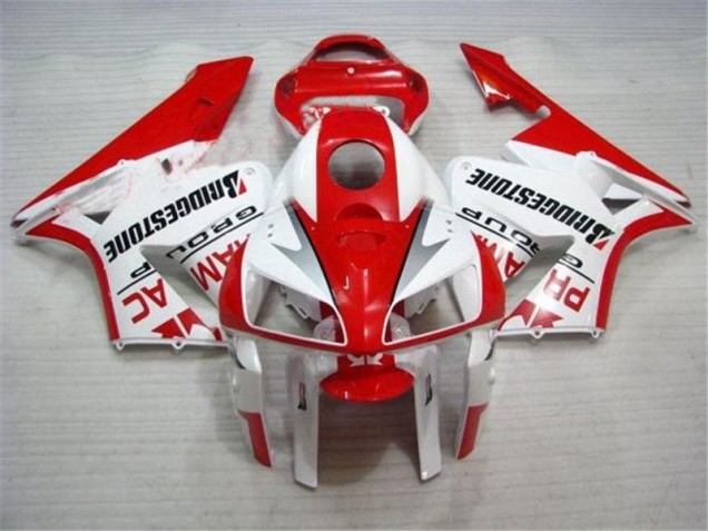 Rosso Bianco Kits Carene & Plastica Honda CBR 600 RR 2005-2006 Rosso Bianco Kits Carene & Plastica Honda CBR 600 RR 2005-2006