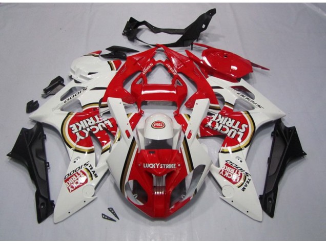 Rosso Bianco Lucky Strike Carene BMW S1000RR 2009-2014