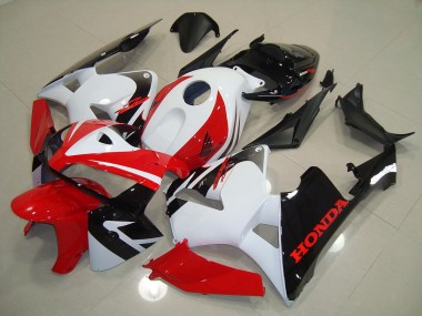 Rosso Bianco Nero Kit Carenatura Iniezione Honda CBR 600 RR 2005-2006