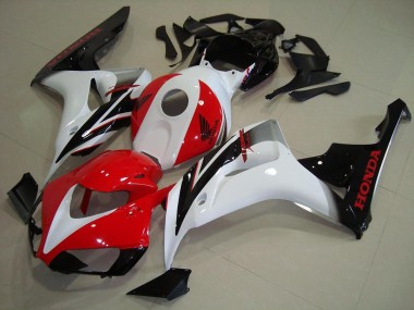 Rosso Bianco Nero Kit Completo Carenatura ABS Honda CBR 1000 RR 2006-2007