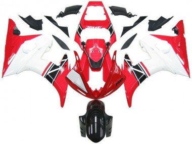 Rosso Bianco Nero Kit Completo Carenatura ABS Yamaha R6 2003-2005