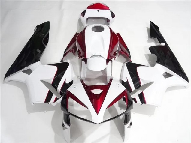 Rosso Bianco Nero Kits Carene Completa Honda CBR 600 RR 2005-2006 Rosso Bianco Nero Kits Carene Completa Honda CBR 600 RR 2005-2006