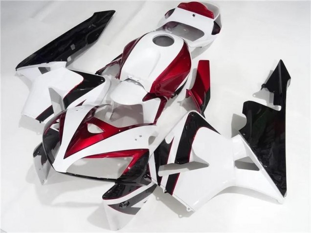 Rosso Bianco Nero Kits Carene Completa Honda CBR 600 RR 2005-2006 Rosso Bianco Nero Kits Carene Completa Honda CBR 600 RR 2005-2006