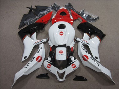Rosso Bianco Nero Konica Minolta Carene Honda CBR 600 RR 2007-2008