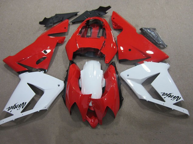 Rosso Bianco Ninja Carene Kawasaki ZX10R 2003-2005 Rosso Bianco Ninja Carene Kawasaki ZX10R 2003-2005