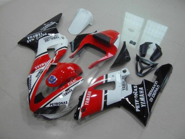 Rosso Bianco Yamalube Carene Yamaha R1 2000-2001