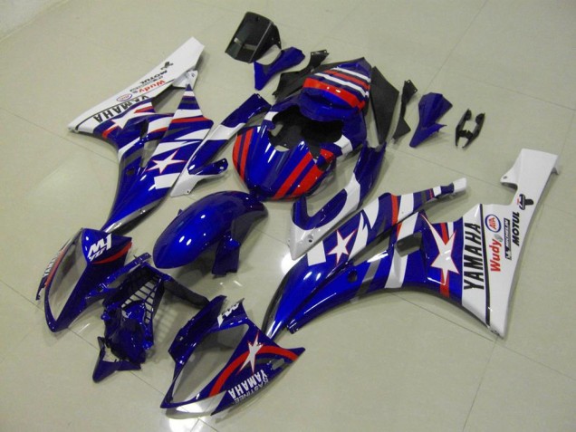 Rosso Blu Star Carene Yamaha R6 2006-2007