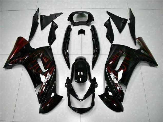 Rosso Fiamma Carene Kawasaki EX650 2006-2008 Rosso Fiamma Carene Kawasaki EX650 2006-2008