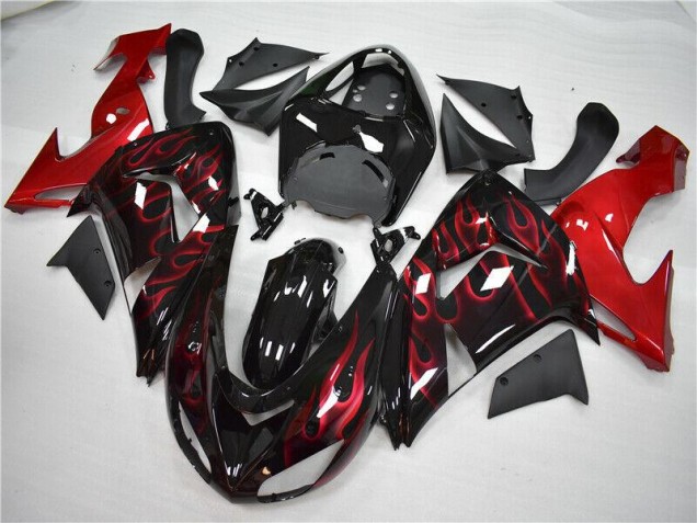 Rosso Fiamma Carene Kawasaki ZX10R 2006-2007 Rosso Fiamma Carene Kawasaki ZX10R 2006-2007