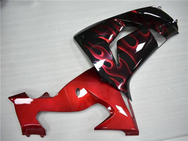 Rosso Fiamma Carene Kawasaki ZX10R 2006-2007 Rosso Fiamma Carene Kawasaki ZX10R 2006-2007