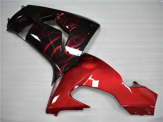 Rosso Fiamma Carene Kawasaki ZX10R 2006-2007 Rosso Fiamma Carene Kawasaki ZX10R 2006-2007