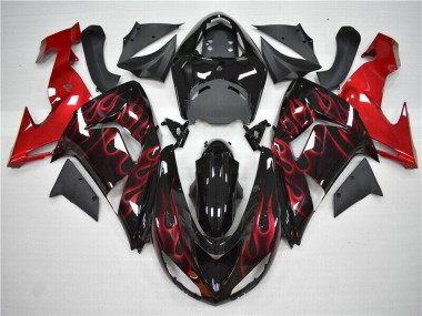 Rosso Fiamma Carene Kawasaki ZX10R 2006-2007