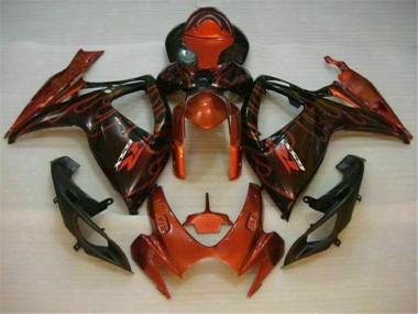 Rosso Kit Carena & Plastica Suzuki GSXR 600 / 750 K6 2006-2007