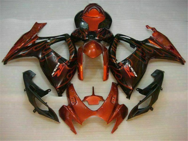 Rosso Kit Carena & Plastica Suzuki GSXR 600 / 750 K6 2006-2007 Rosso Kit Carena & Plastica Suzuki GSXR 600 / 750 K6 2006-2007