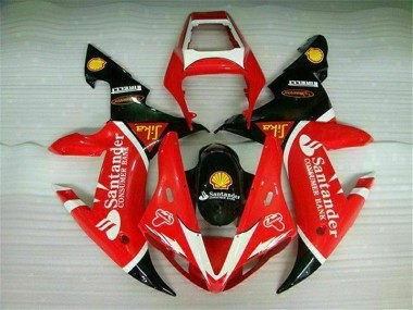 Rosso Kits Carenatura Completo ABS Yamaha R1 2002-2003