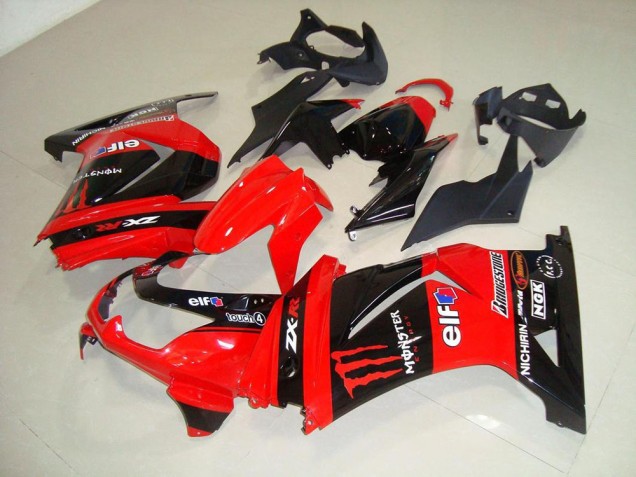 Rosso Monster Carene Kawasaki ZX 250R 2008-2012 Rosso Monster Carene Kawasaki ZX 250R 2008-2012