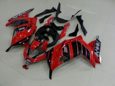 Rosso Nero Airforce Carene Kawasaki ZX 300R 2013-2016