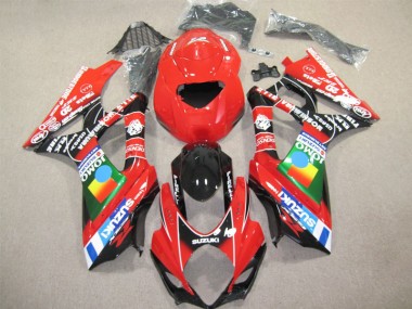 Rosso Nero Carene Suzuki GSXR 1000 K7 2007-2008