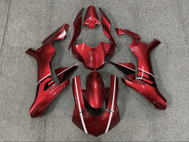 Rosso Nero Carene Yamaha R1 2015-2019 Rosso Nero Carene Yamaha R1 2015-2019