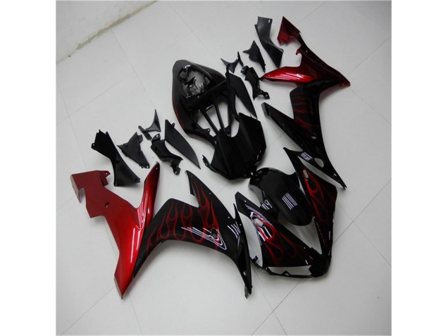 Rosso Nero Kit Carenatura Completa Yamaha R1 2004-2006 Rosso Nero Kit Carenatura Completa Yamaha R1 2004-2006