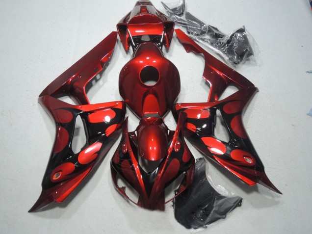 Rosso Nero Kit Carenatura Completo ABS Honda CBR 1000 RR 2006-2007