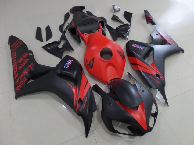 Rosso & Nero Opaco Carene Honda CBR 1000 RR 2006-2007 Rosso & Nero Opaco Carene Honda CBR 1000 RR 2006-2007