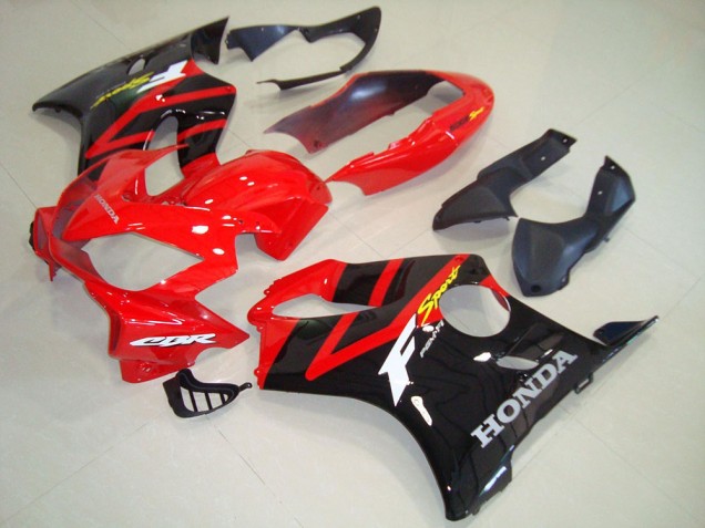 Rosso Nero Rosso Coda Carene Honda CBR 600 F4i 2004-2007