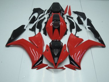 Rosso Nero con Nessuna Decalcomania Carene Honda CBR 1000 RR 2012-2016