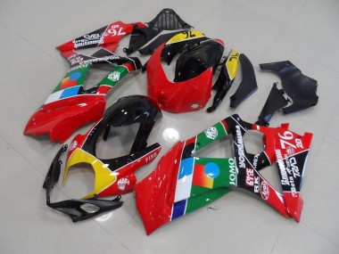 Rosso & Verde Carene Suzuki GSXR 1000 K7 2007-2008