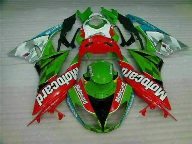Rosso Verdecard Carene Kawasaki ZX6R 2009-2012 Rosso Verdecard Carene Kawasaki ZX6R 2009-2012